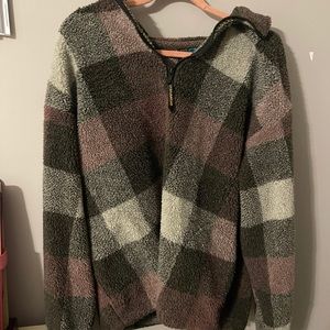 flannel sweater